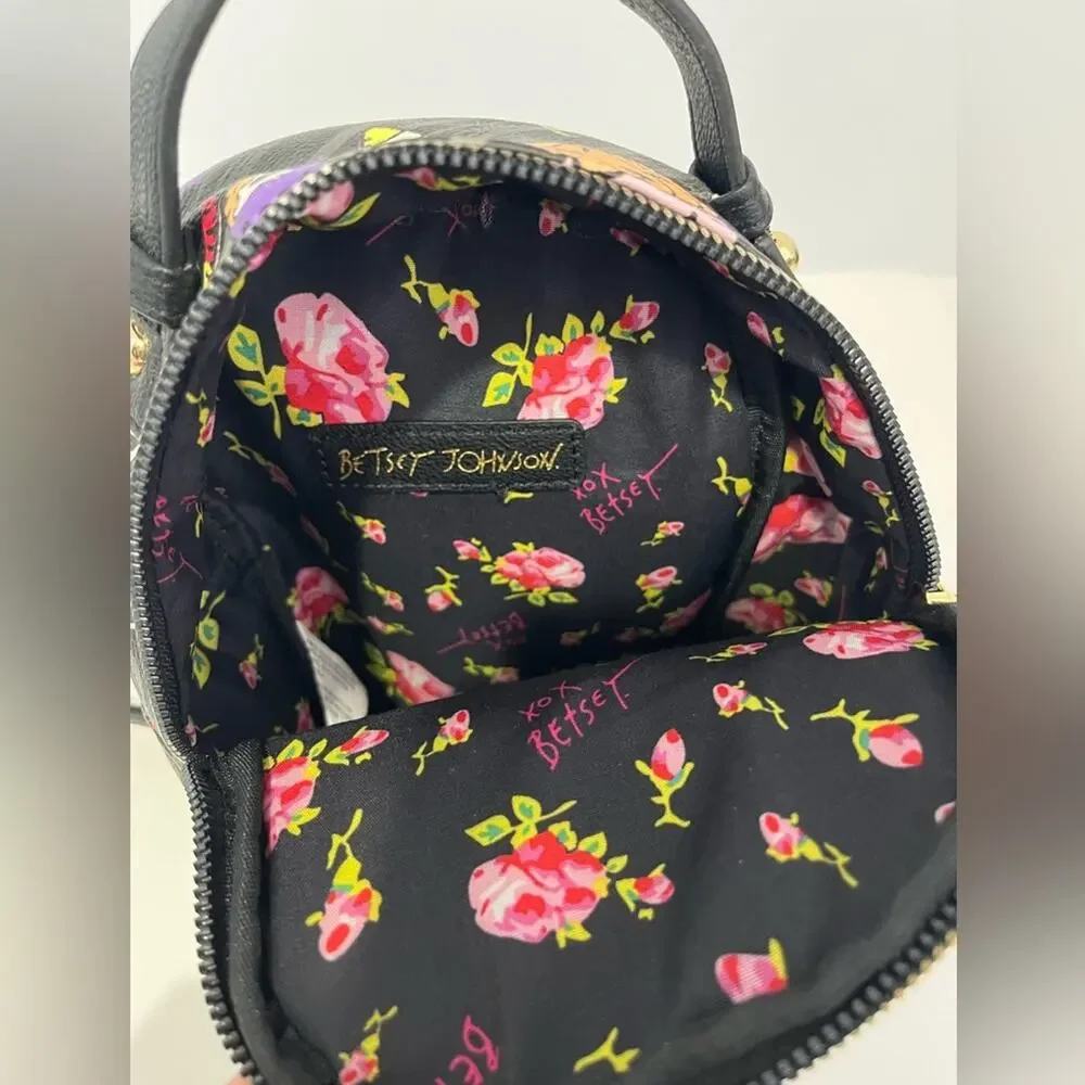 Betsey‎ Johnson Kitsch Halloween Dog Pug Bag Mini Backpack